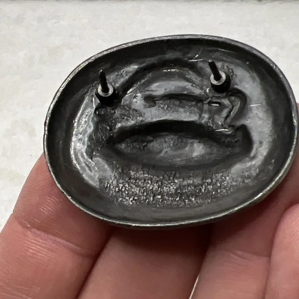 Vintage Sturgis 1999 Eagle Pewter Metal Pin Brooch Lapel Badge Motorcycle Rally